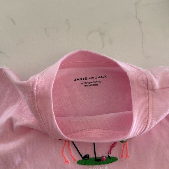 Janie and Jack Northern Lights Tee in Pink Size 6-12 Months - Picture 3 of 7